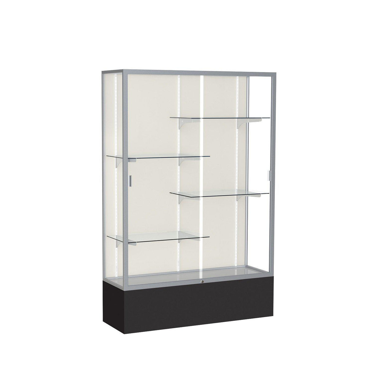 Spirit Series Floor Display Case, 48"W x 72"H x 16"D