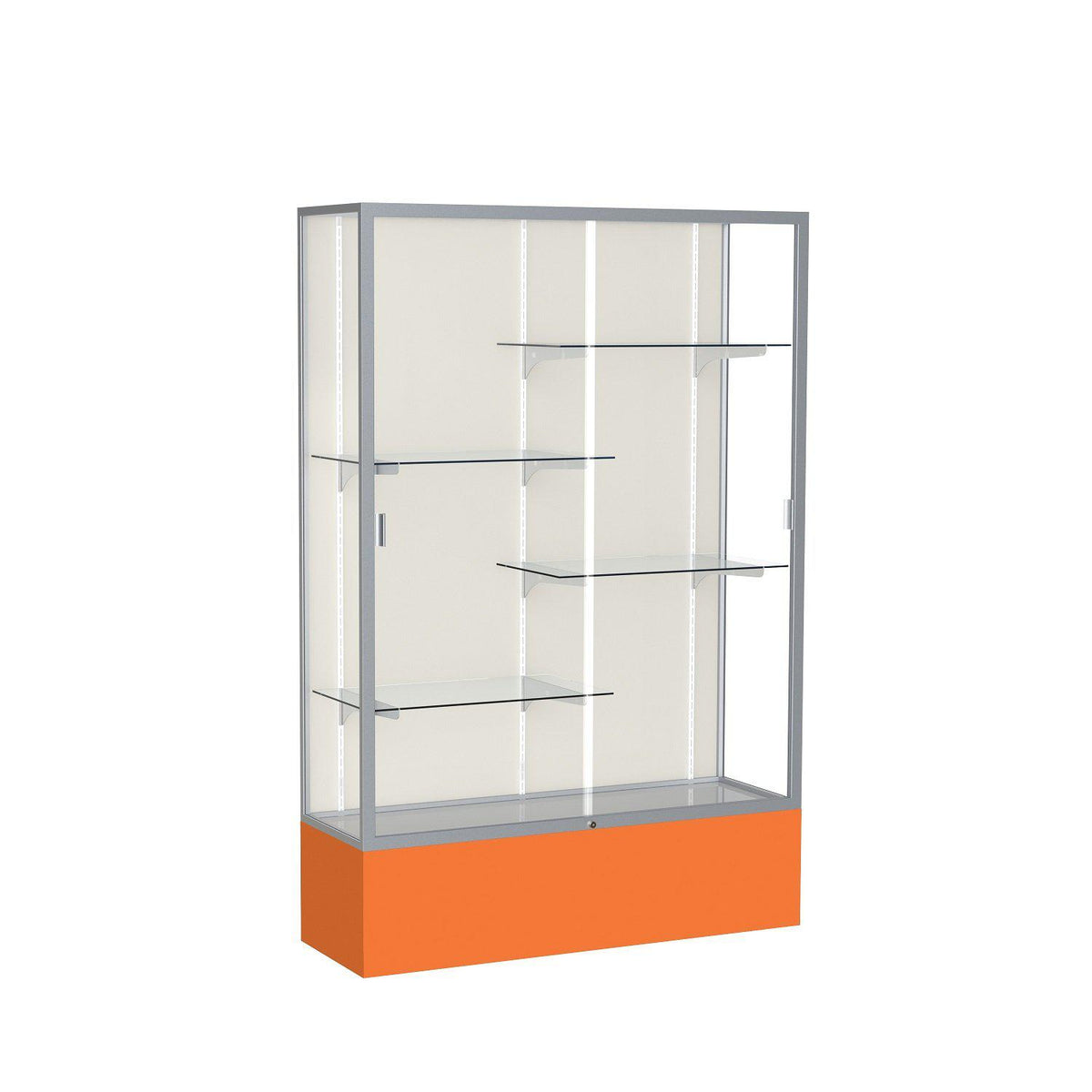 Spirit Series Floor Display Case, 48"W x 72"H x 16"D