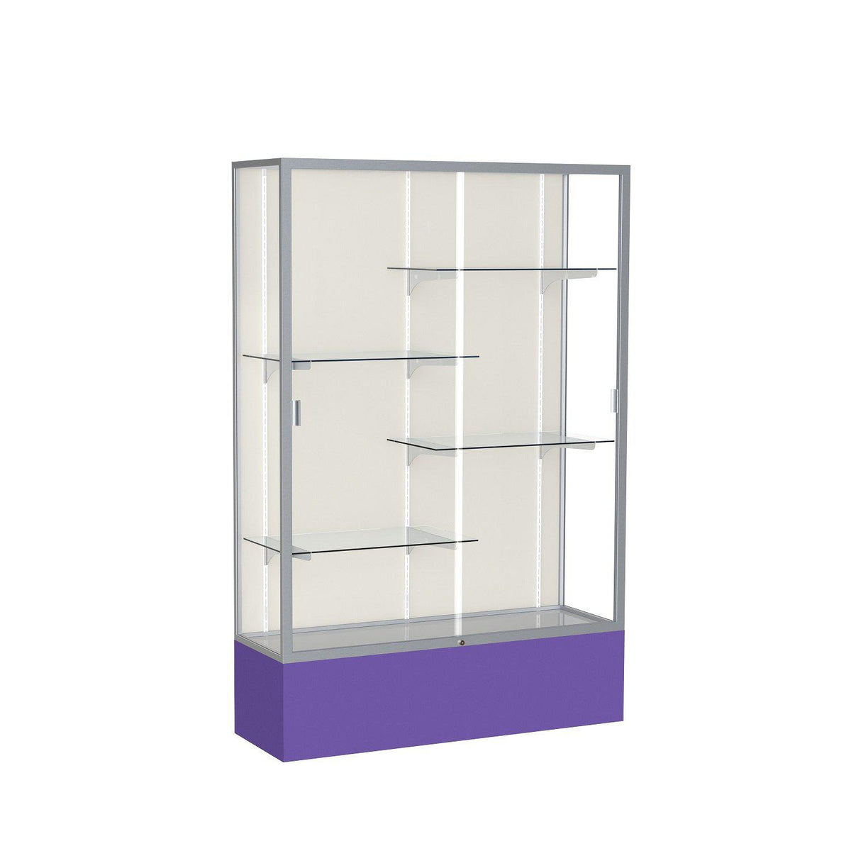 Spirit Series Floor Display Case, 48"W x 72"H x 16"D