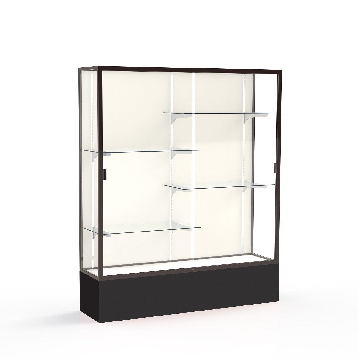 Spirit Series Floor Display Case, 60"W x 72"H x 16"D