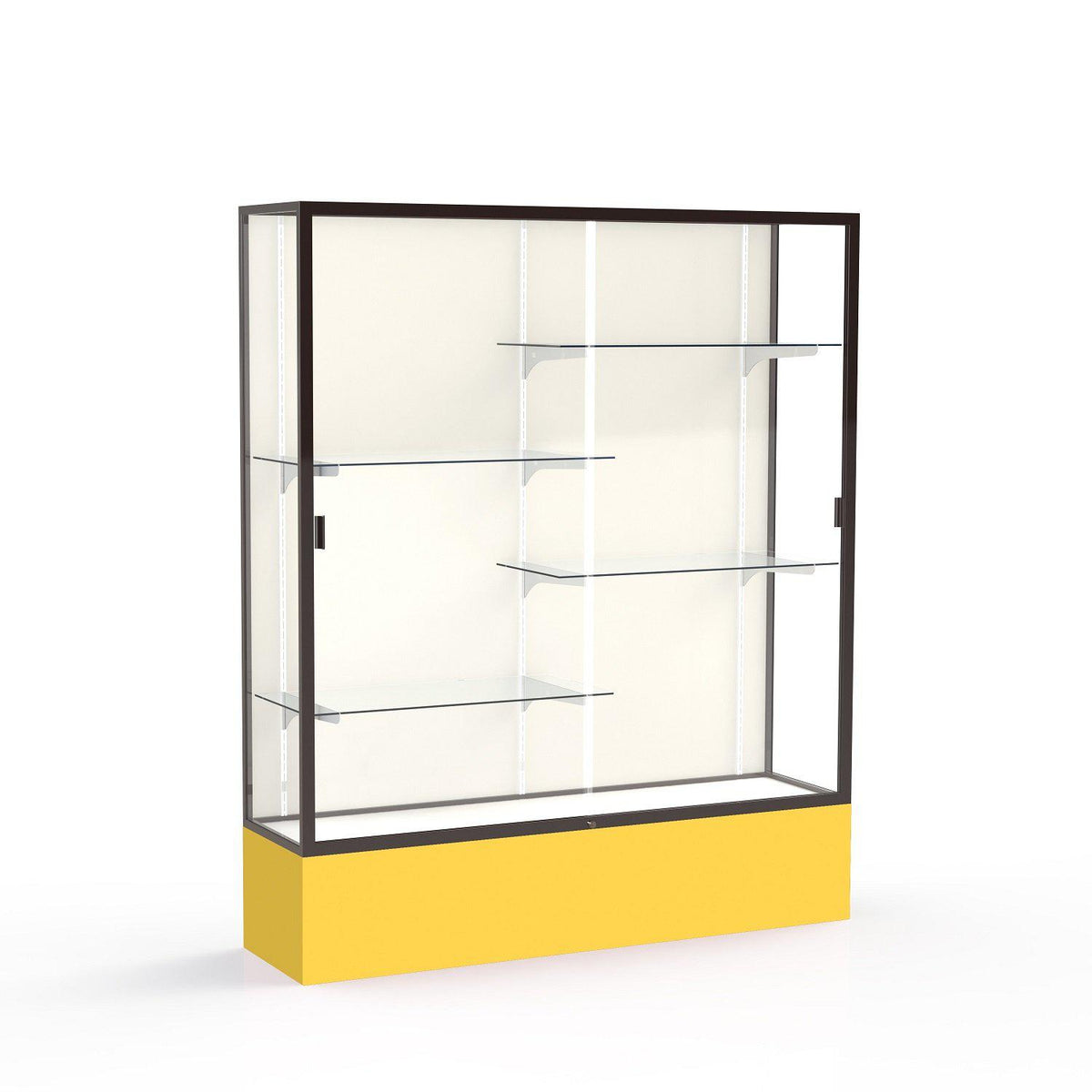 Spirit Series Floor Display Case, 60"W x 72"H x 16"D