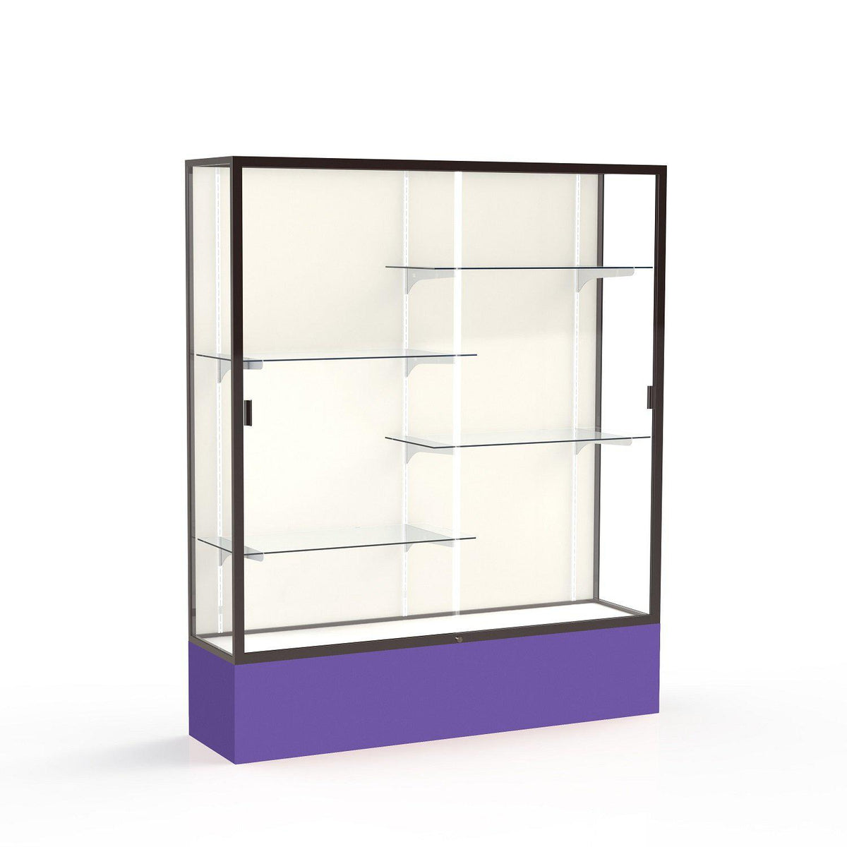 Spirit Series Floor Display Case, 60"W x 72"H x 16"D