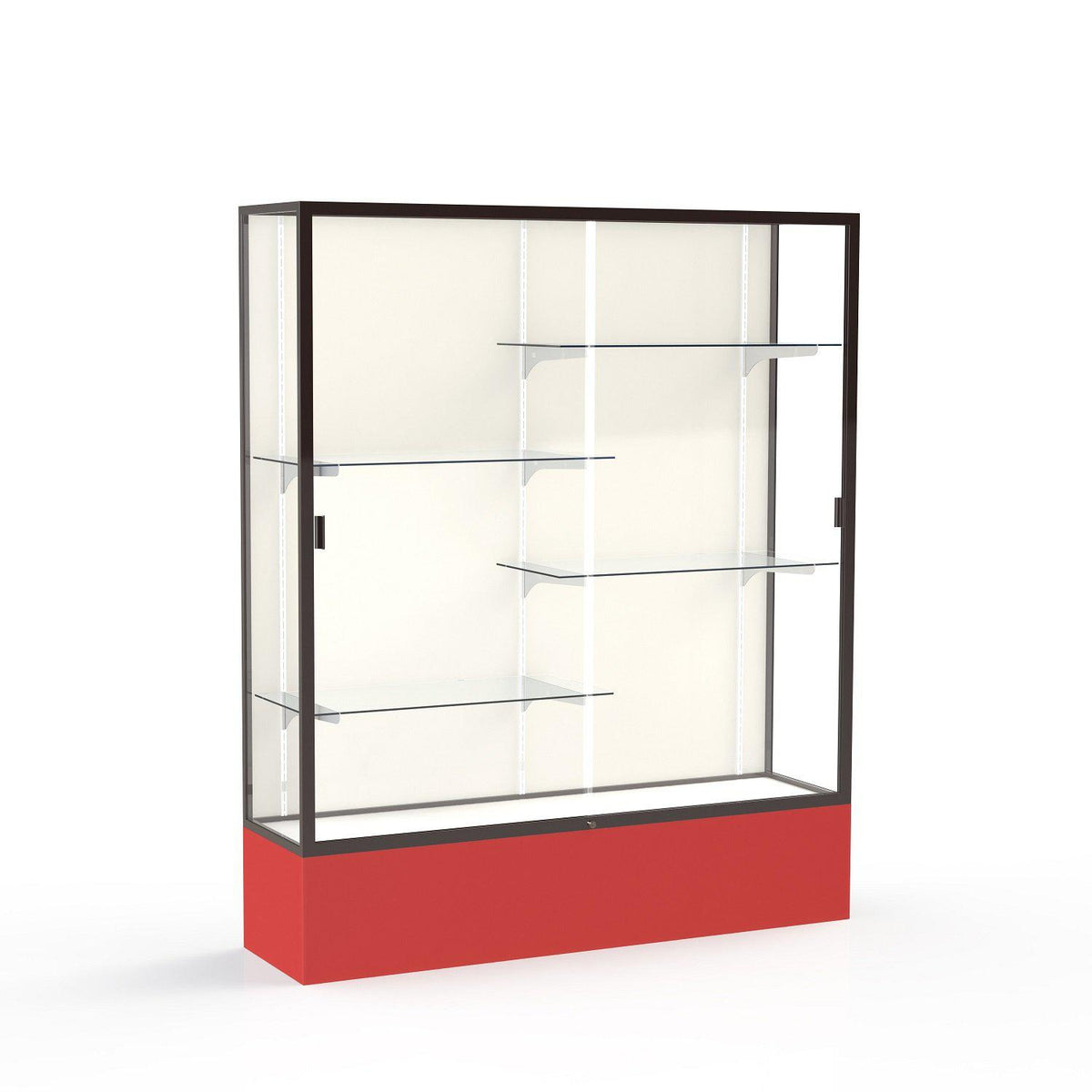 Spirit Series Floor Display Case, 60"W x 72"H x 16"D