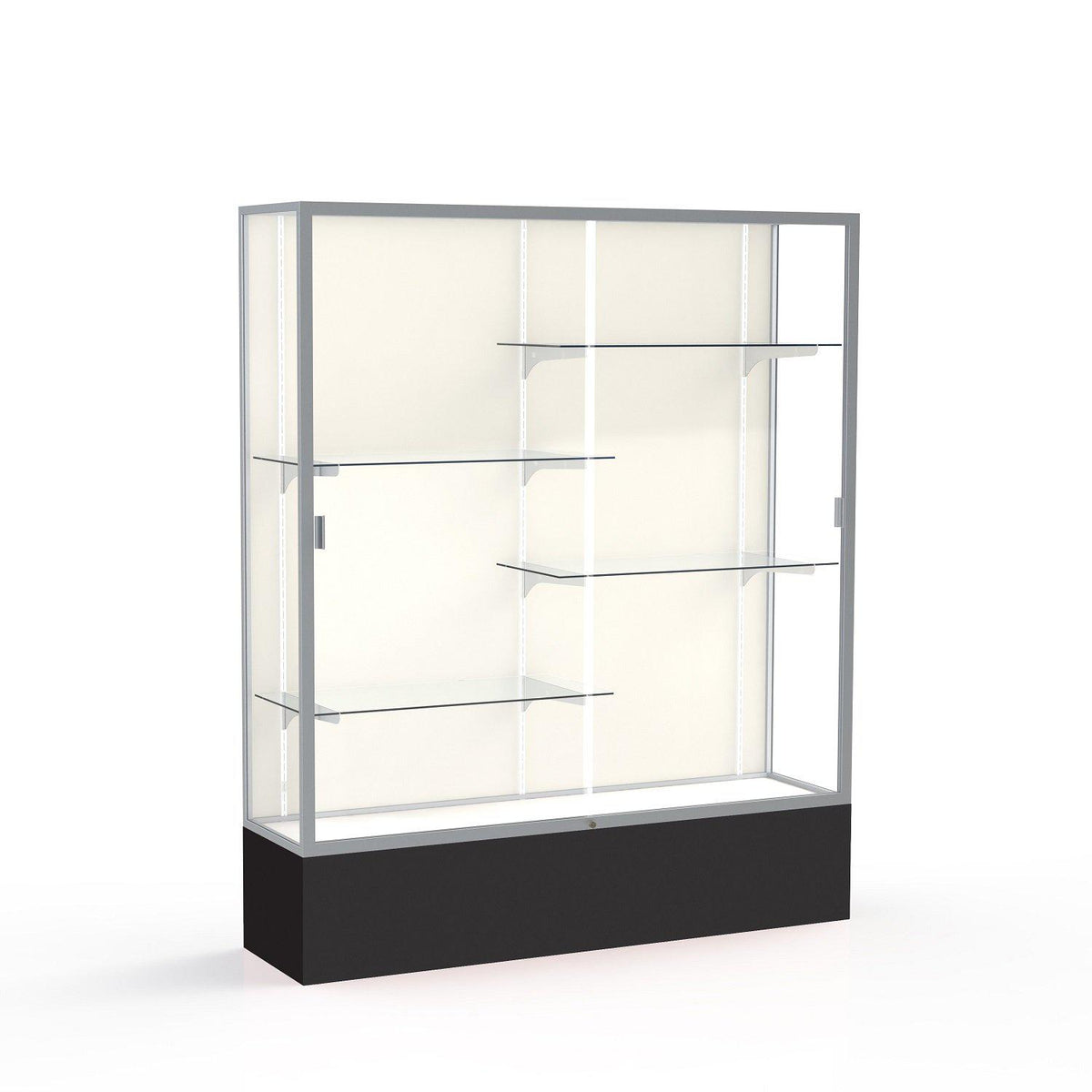 Spirit Series Floor Display Case, 60"W x 72"H x 16"D