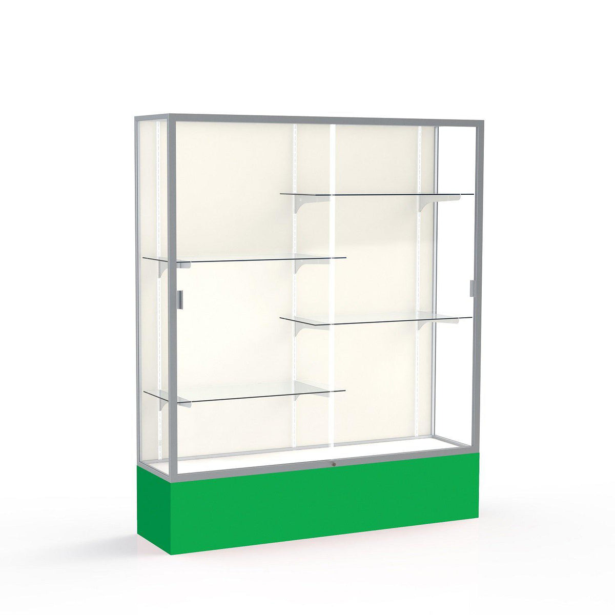 Spirit Series Floor Display Case, 60"W x 72"H x 16"D