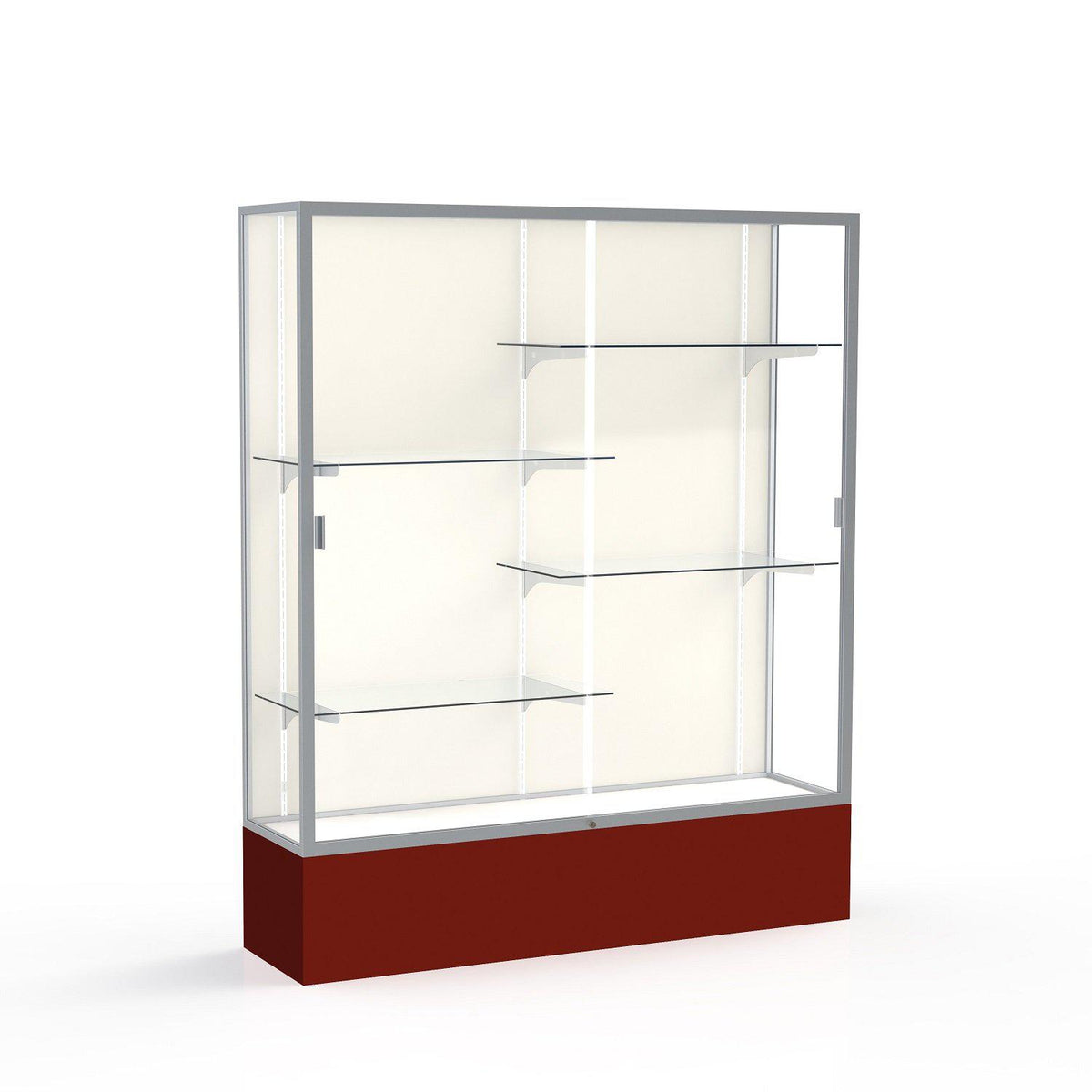 Spirit Series Floor Display Case, 60"W x 72"H x 16"D