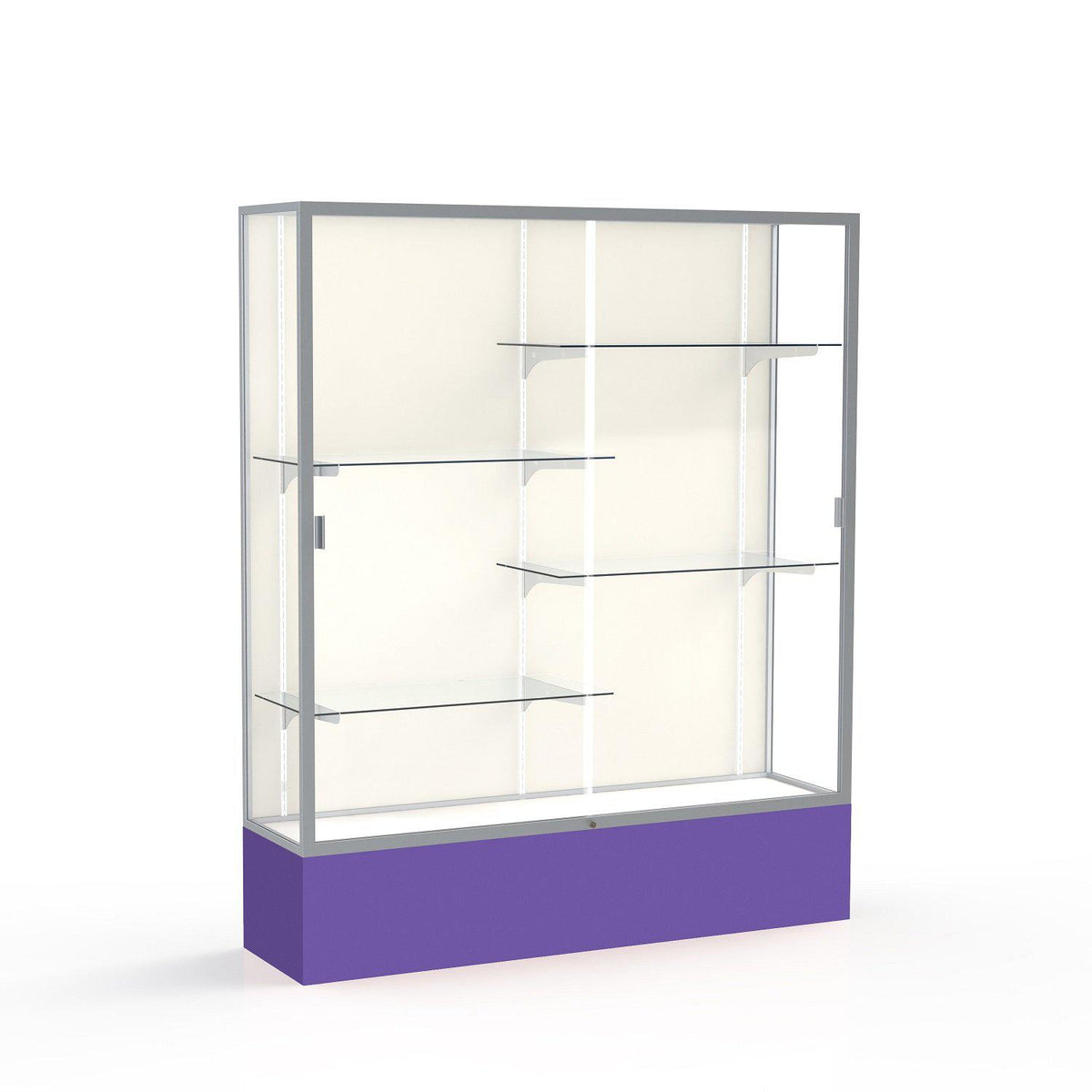 Spirit Series Floor Display Case, 60"W x 72"H x 16"D