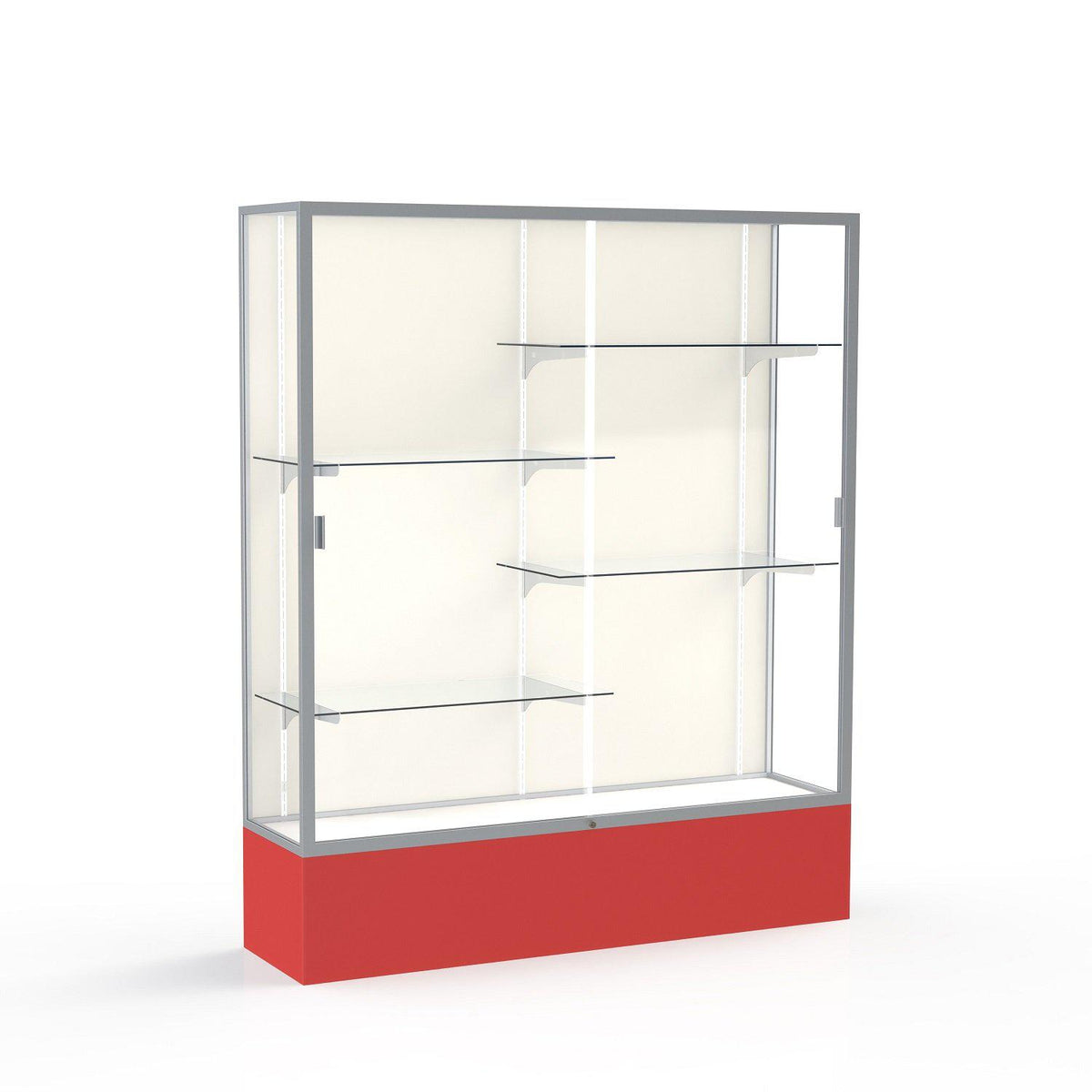Spirit Series Floor Display Case, 60"W x 72"H x 16"D