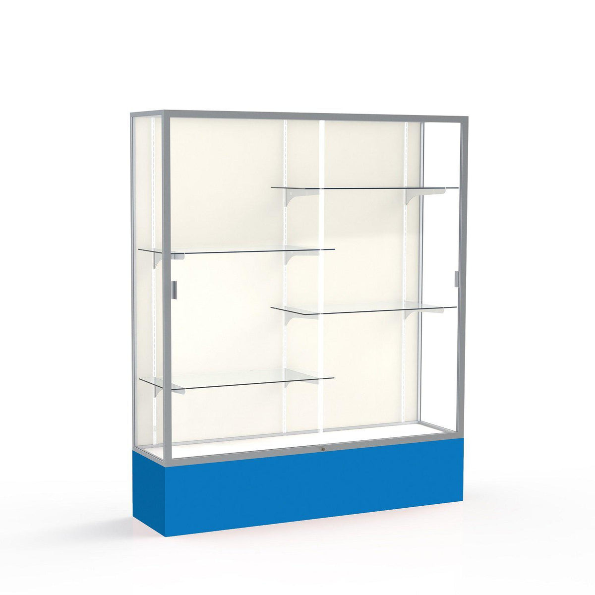 Spirit Series Floor Display Case, 60"W x 72"H x 16"D