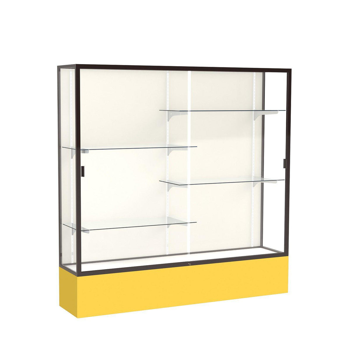 Spirit Series Floor Display Case, 72"W x 72"H x 16"D