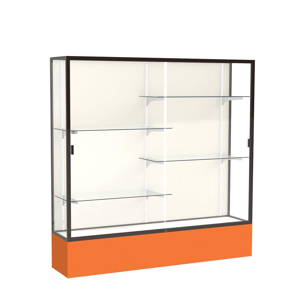 Spirit Series Floor Display Case, 72"W x 72"H x 16"D