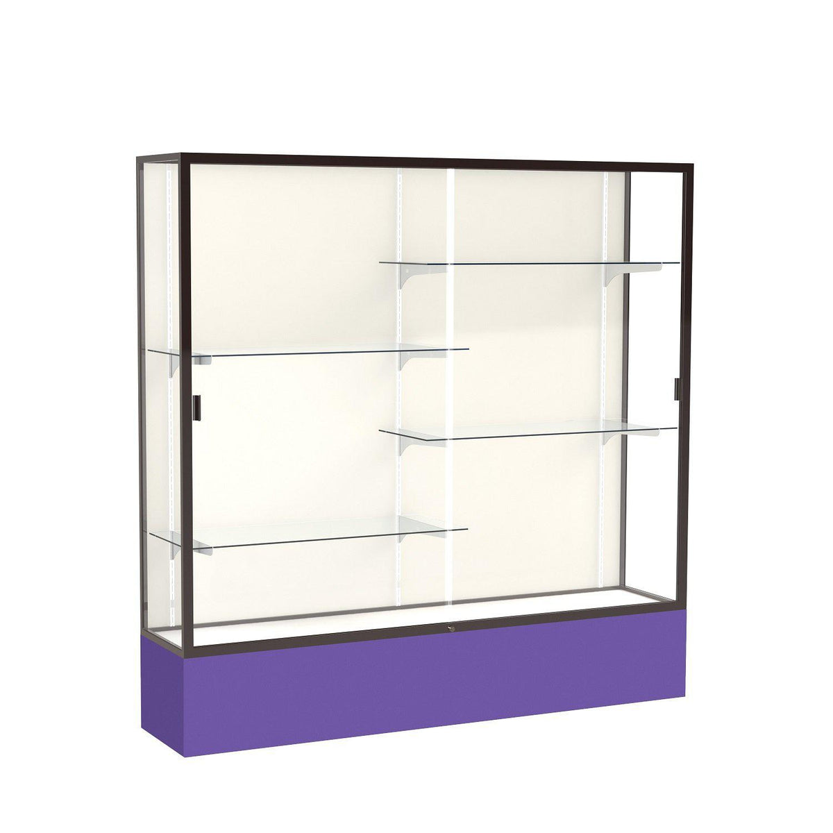 Spirit Series Floor Display Case, 72"W x 72"H x 16"D