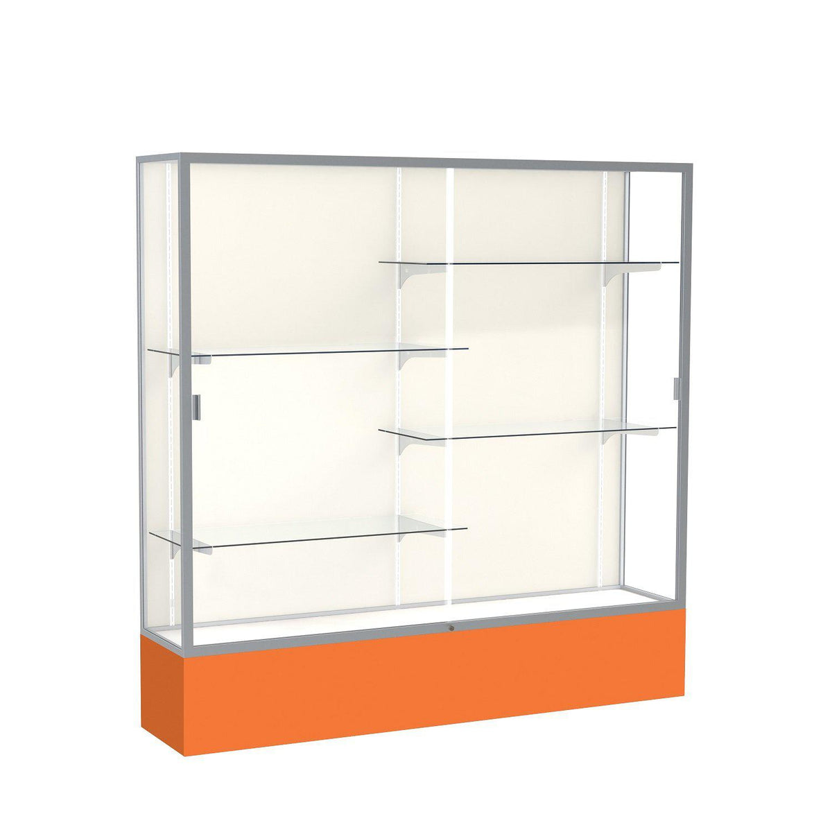Spirit Series Floor Display Case, 72"W x 72"H x 16"D