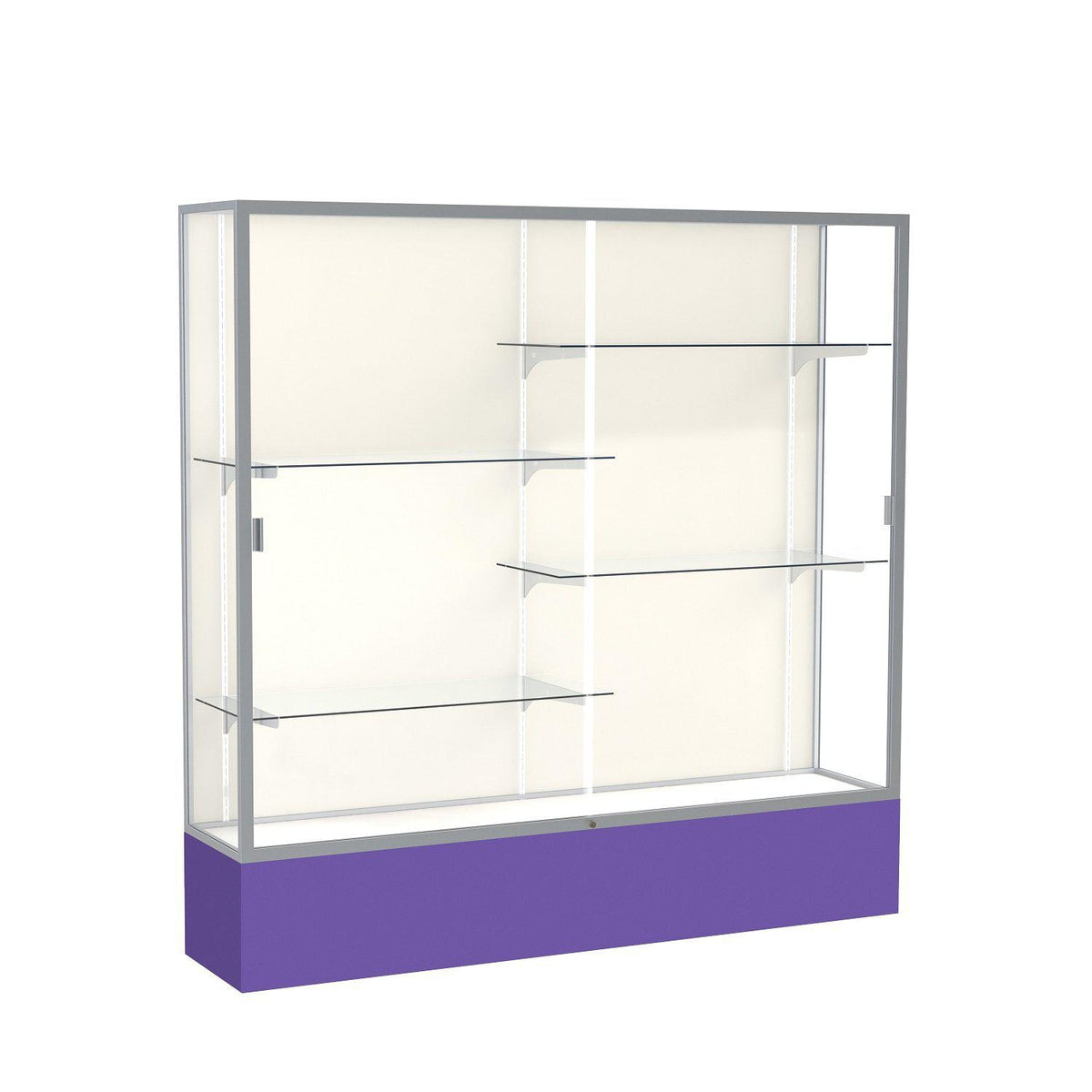Spirit Series Floor Display Case, 72"W x 72"H x 16"D