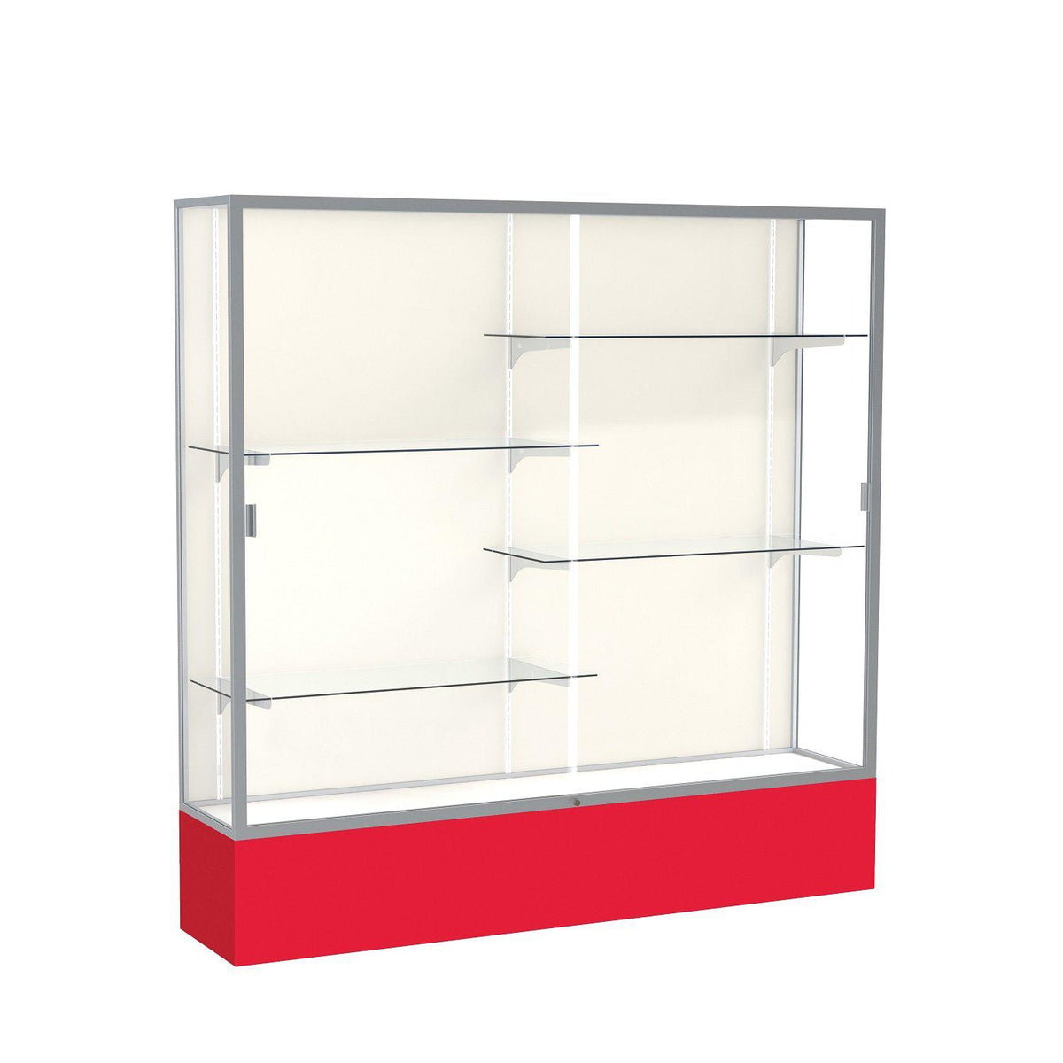Spirit Series Floor Display Case, 72"W x 72"H x 16"D