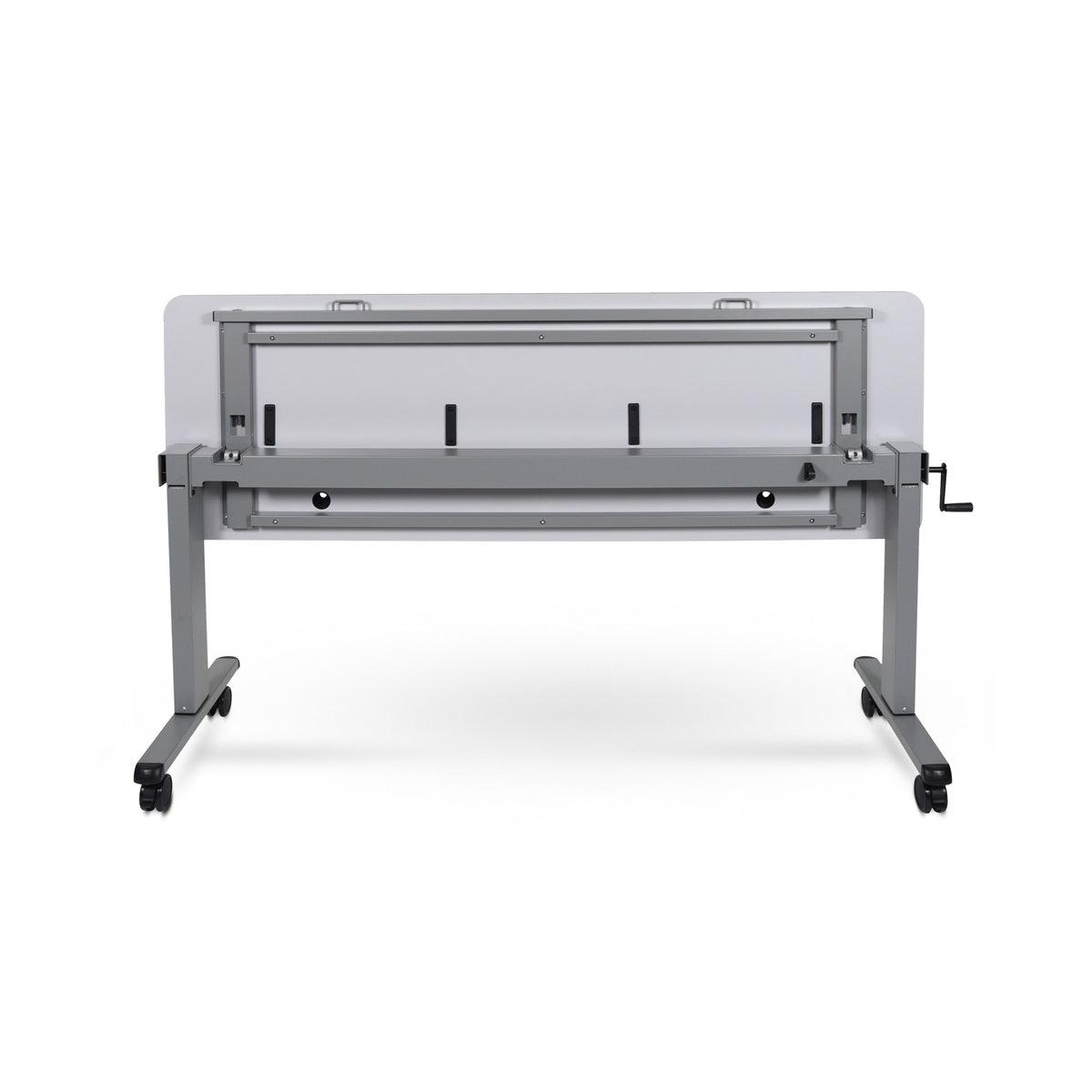 72" Adjustable Flip-Top Nesting Table with Crank Handle