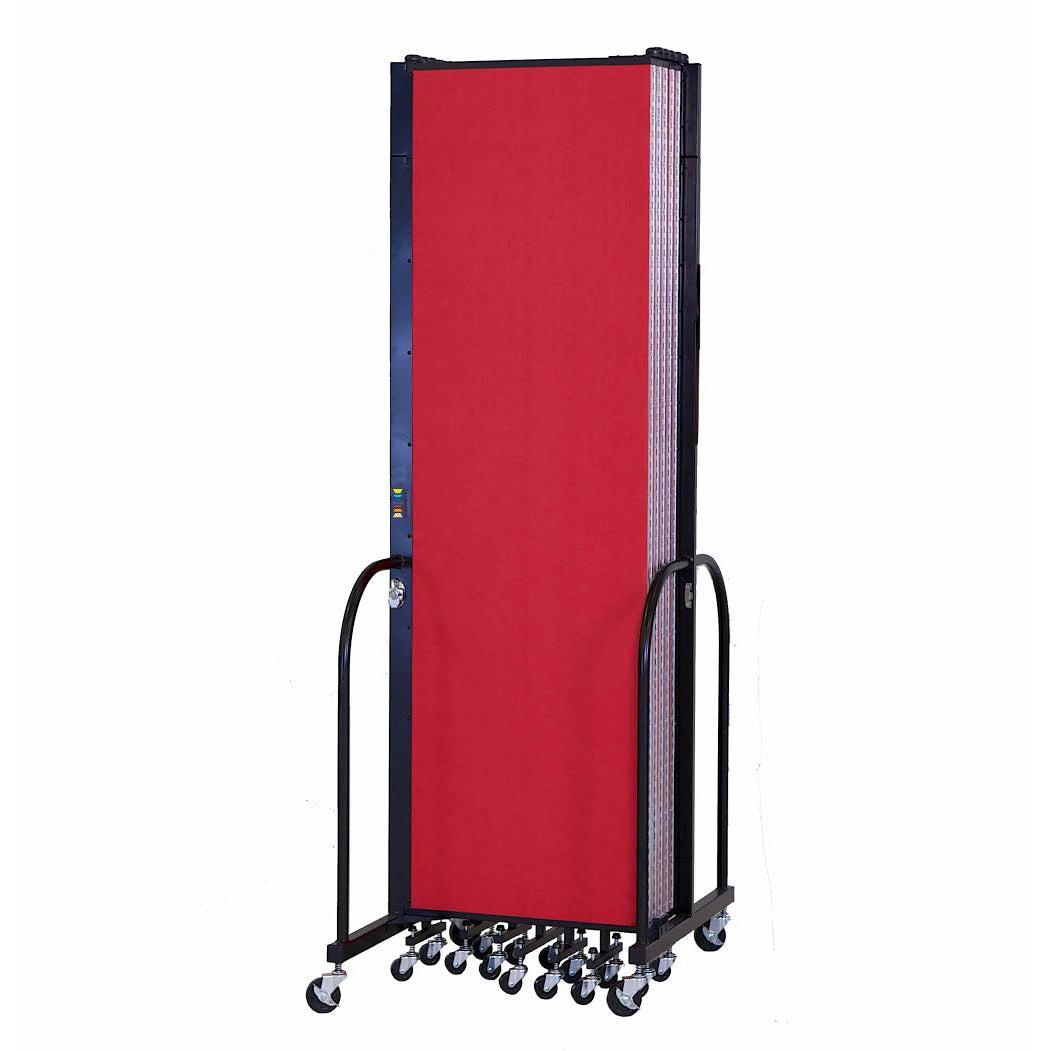 Screenflex FREEStanding Fabric Portable Room Divider Partitions, 6' 8" High