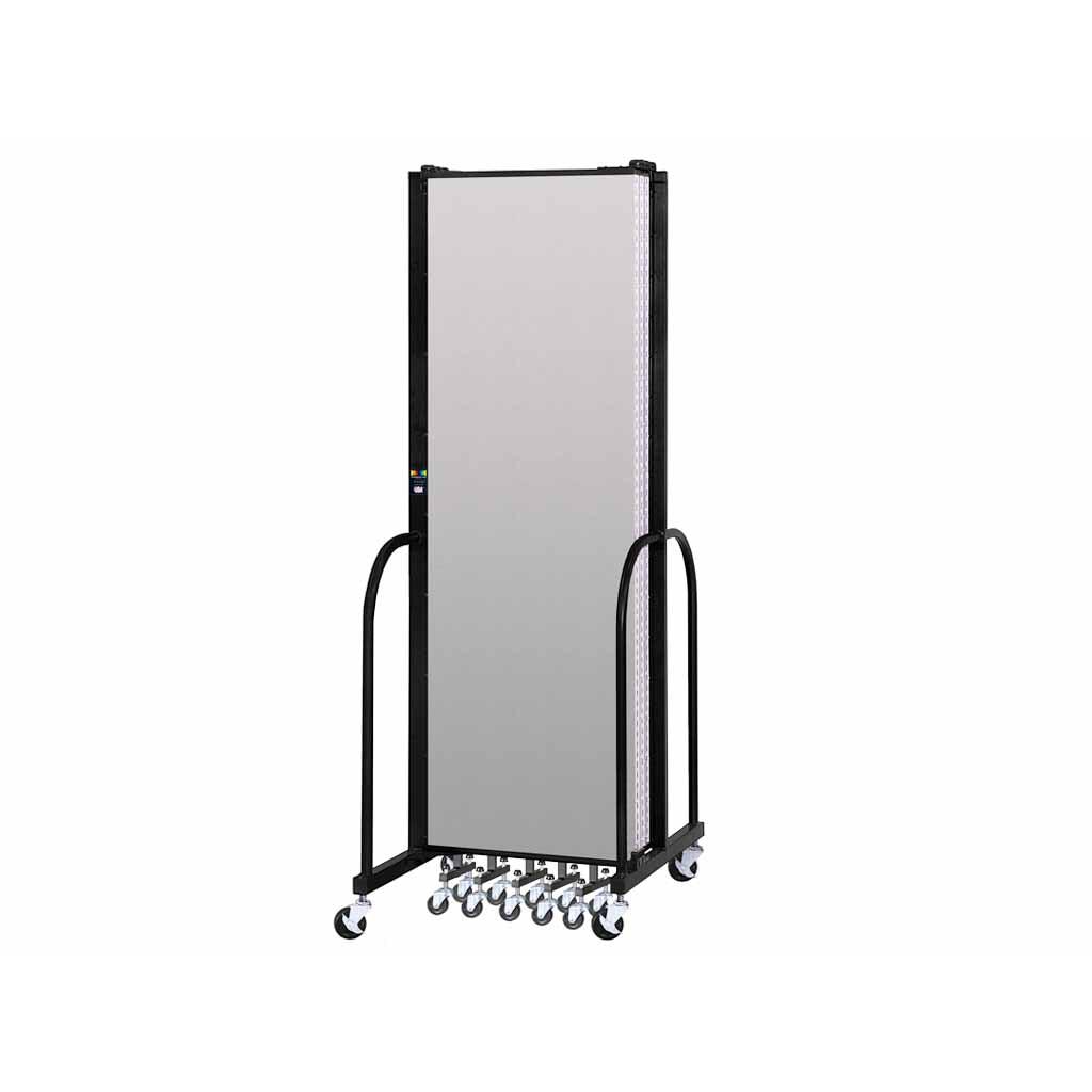 Screenflex FREEstanding Vinyl Portable Partition - 6'H x 5' 9"L - 3 Panels