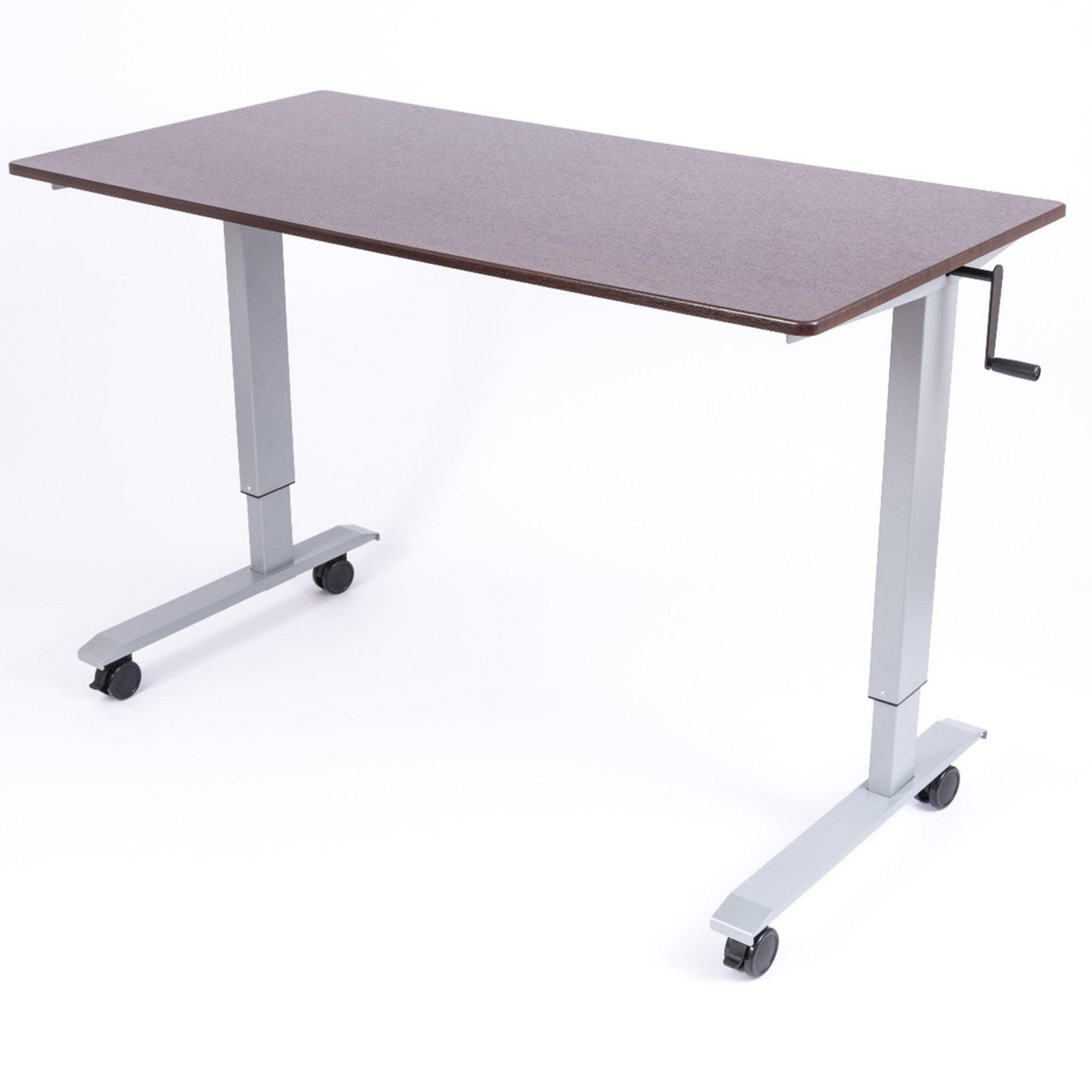 High Speed Crank Adjustable Stand Up Desk, 60" W