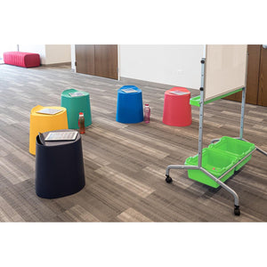 TailFin Plastic Stackable Stools (5 Pack)