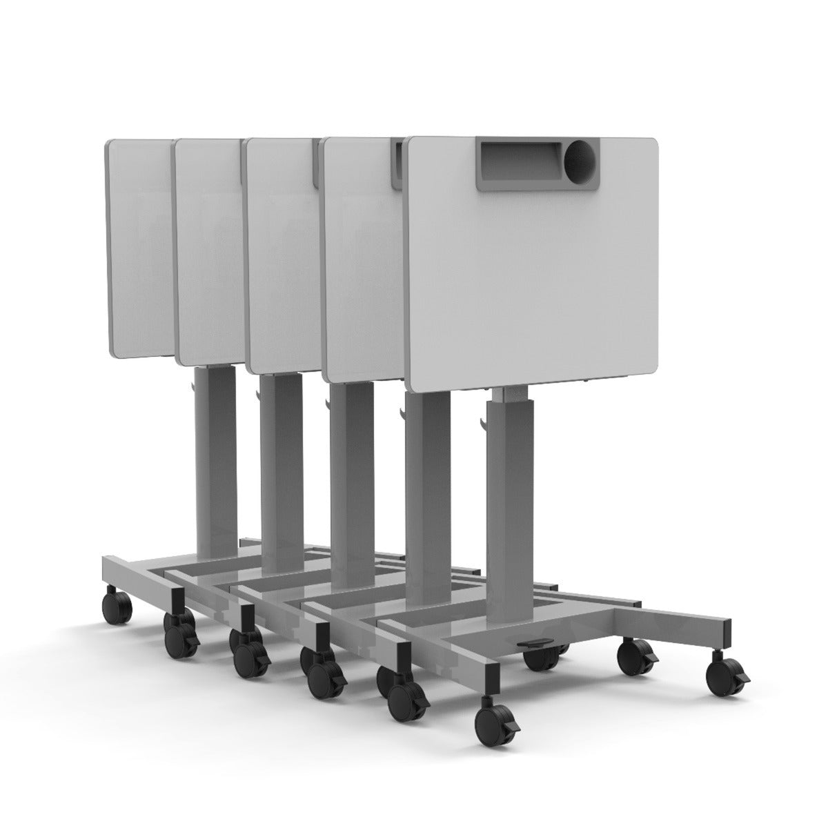 Pneumatic Adjustable Height Flip Top Student Desk/Nesting Desk