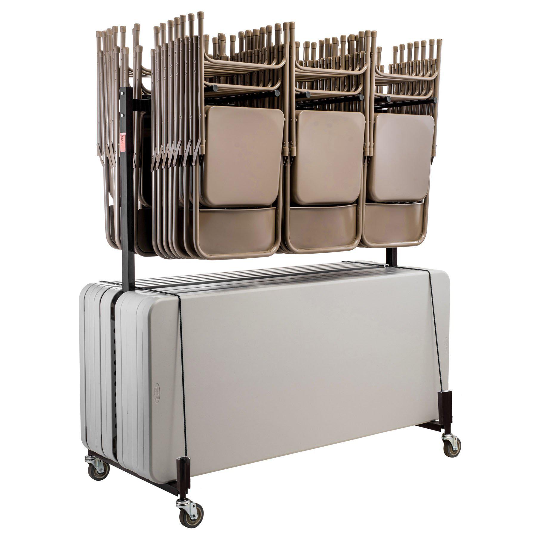 Top View Seating Storage National Public Seating Table & Chair Storage Truck - NextGen Furniture ...