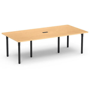 Nextgen P-Series Library & Computer/Technology Table, 48"W x 96"L, 29" Fixed Height, 1 Grommet