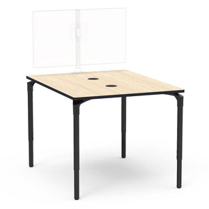 Nextgen P-Series Collaborative Media Table, 48"W x 60"L, Rectangle, 33"-41" Adjustable Stand-up Height