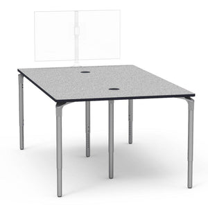 Nextgen P-Series Collaborative Media Table, 60"W x 96"L, Rectangle, 33"-41" Adjustable Stand-up Height
