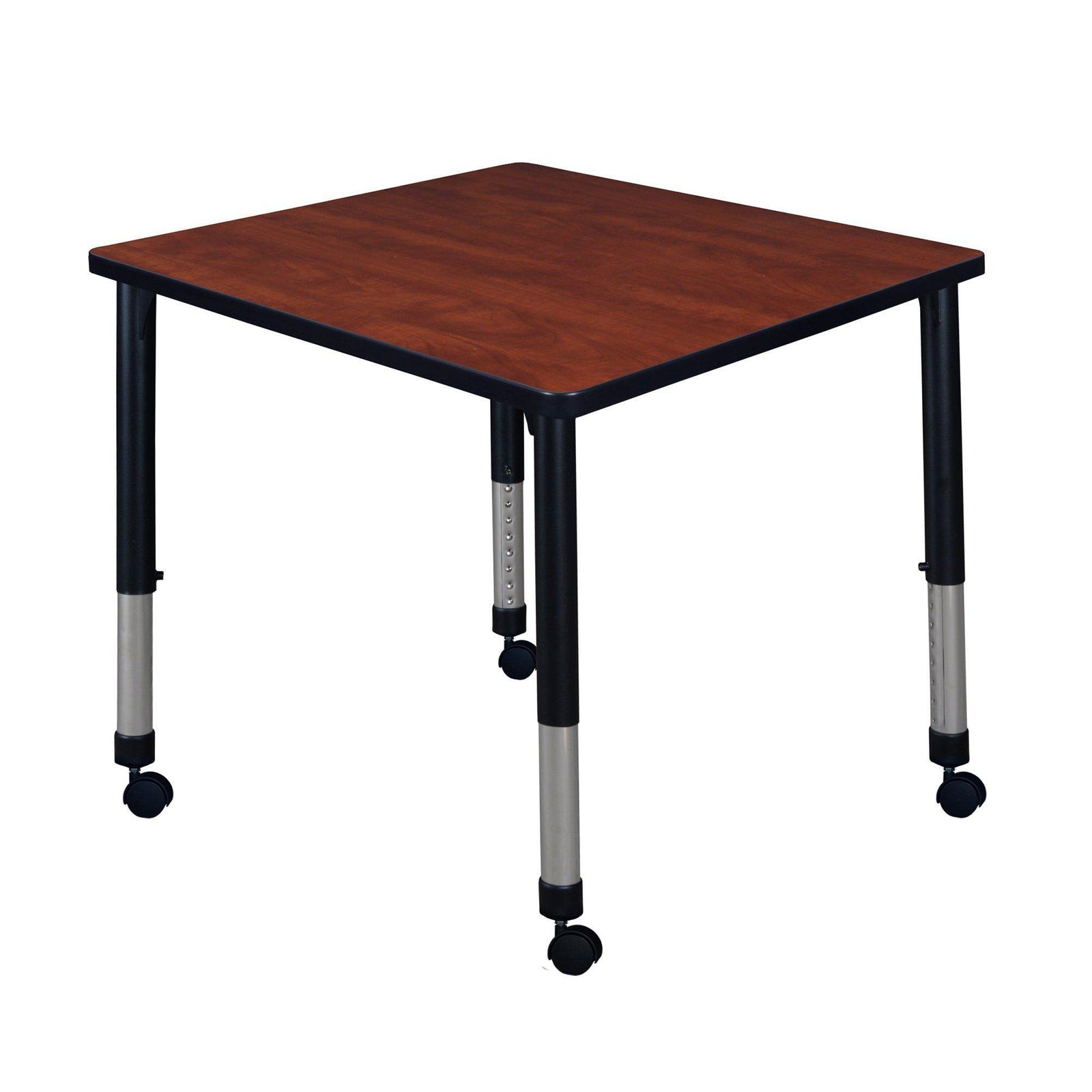 Kee 30" Square Height Adjustable Mobile  Classroom Activity Table