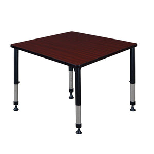 Kee 36" Square Height Adjustable Classroom Activity Table