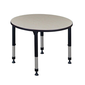 Kee 36" Round Height Adjustable Classroom Activity Table