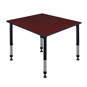 Kee 48" Square Height Adjustable Classroom Activity Table