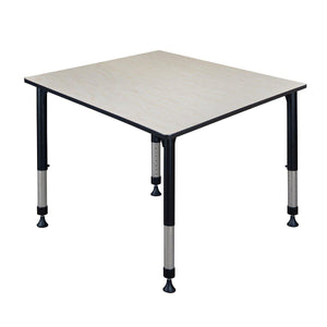 Kee 48" Square Height Adjustable Classroom Activity Table