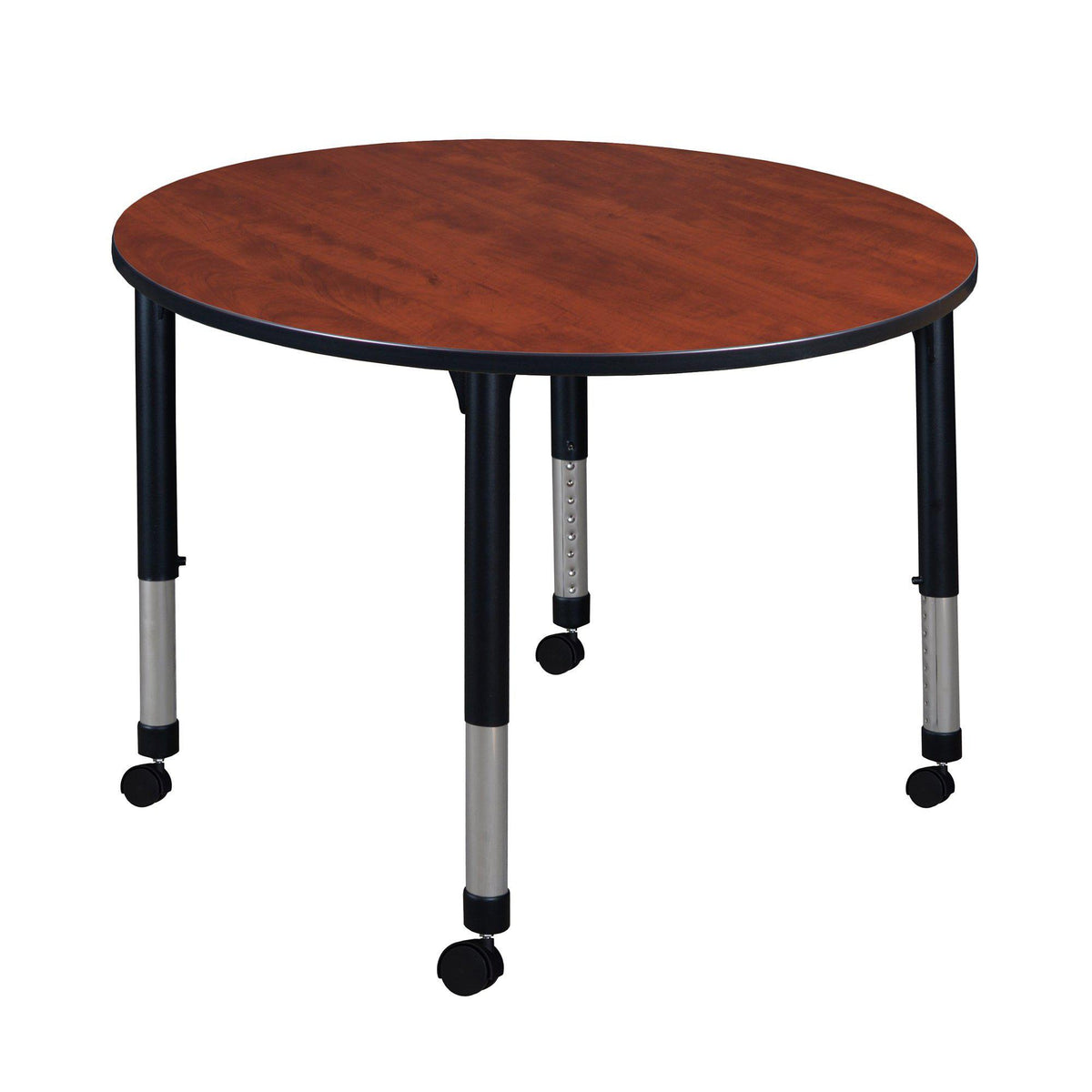 Kee 48" Round Height Adjustable  Mobile Classroom Activity Table