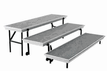 TransPort 3-Level Straight Choral Riser