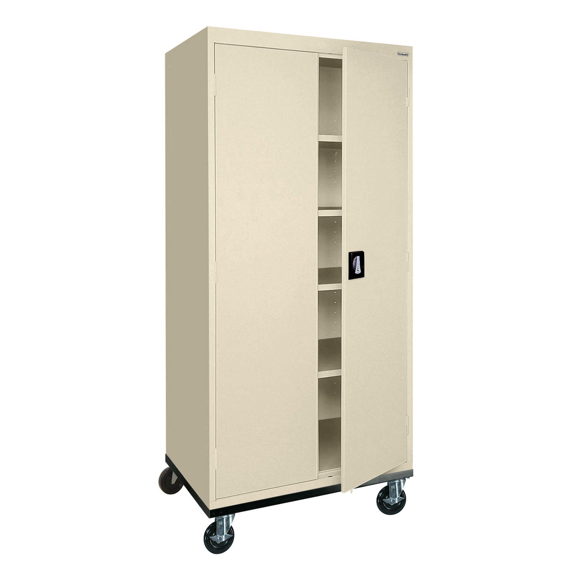 Transport Series Storage Cabinet, 36 x 24 x 72, Putty