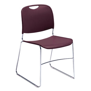 Ultra-Compact Plastic Stack Chair-Chairs-Wine-