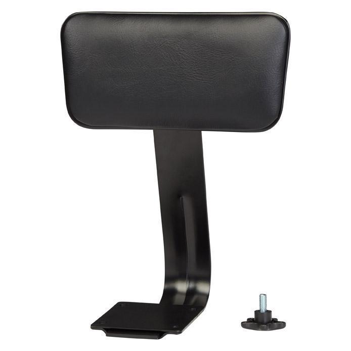Vinyl Padded Backrest for Heavy Duty Vinyl Padded Steel Stools-Stools-Black-