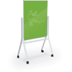 Visionary Curve Mobile Glass Board-Boards-Green-