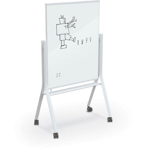 Visionary Curve Mobile Glass Board-Boards-Low Iron White-