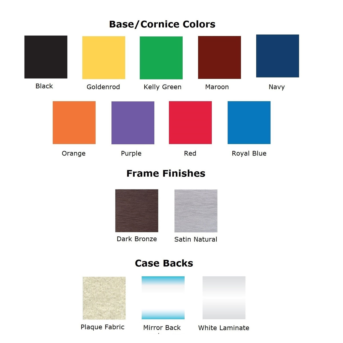 Spirit Series Lighted Floor Display Case, 60"W x 80"H x 16"D