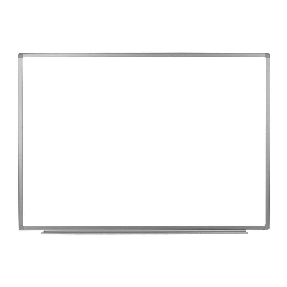 Wall-Mounted Magnetic Whiteboard, 48" W x 36" H