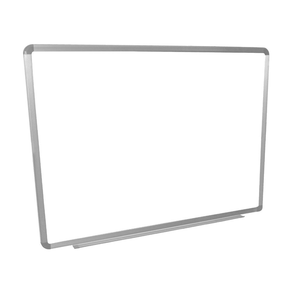 Wall-Mounted Magnetic Whiteboard, 48" W x 36" H