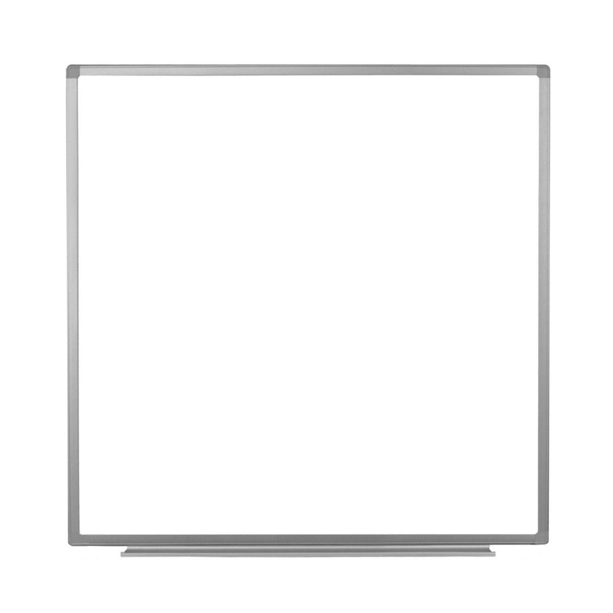 Wall-Mounted Magnetic Whiteboard, 48" W x 48" H