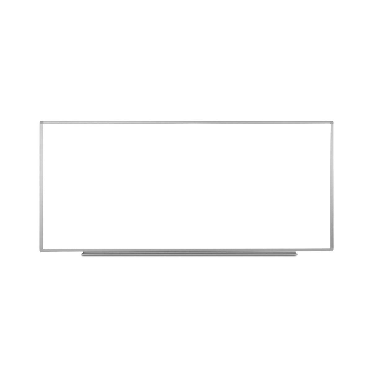 Wall-Mounted Magnetic Whiteboard, 96" W x 40" H