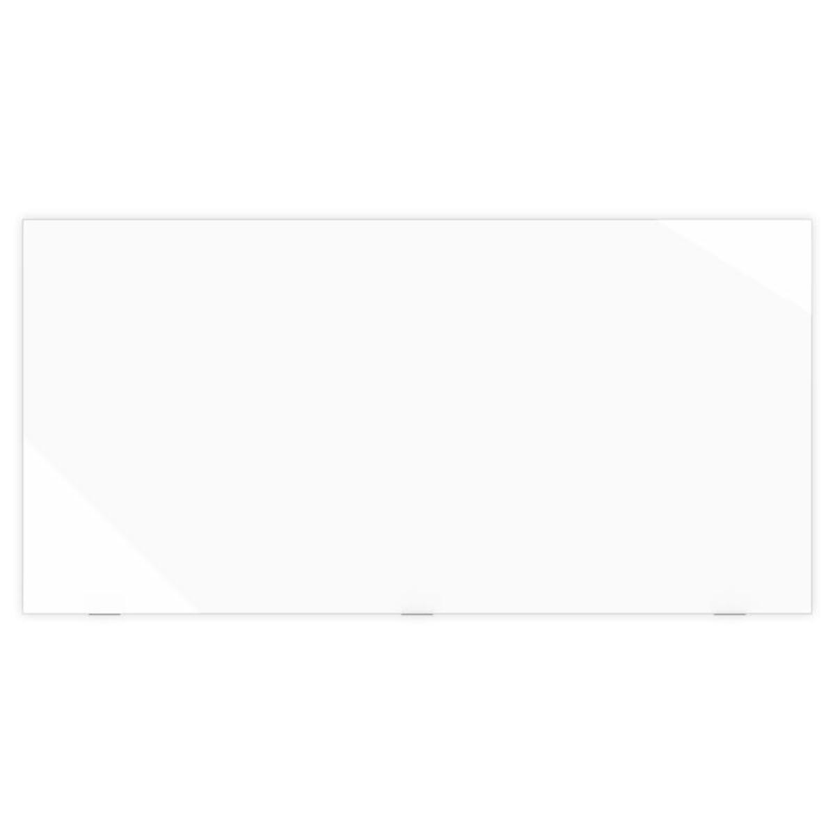 96"W x 48"H Magnetic Wall-Mounted Glass Board