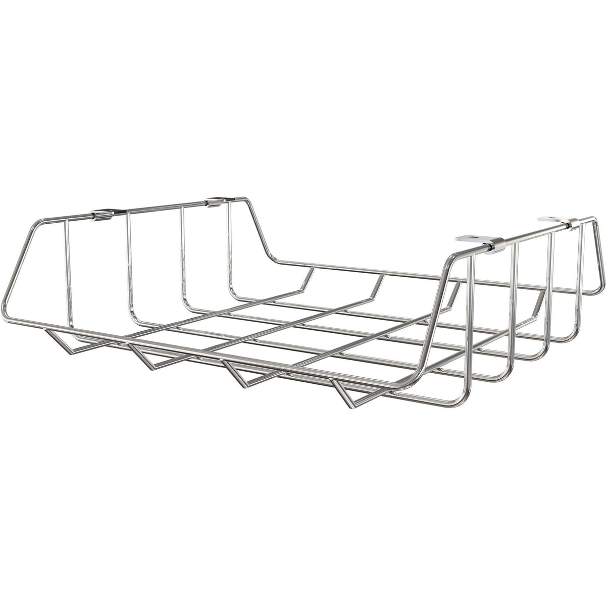 Wire Book Box-Desks-Chrome-