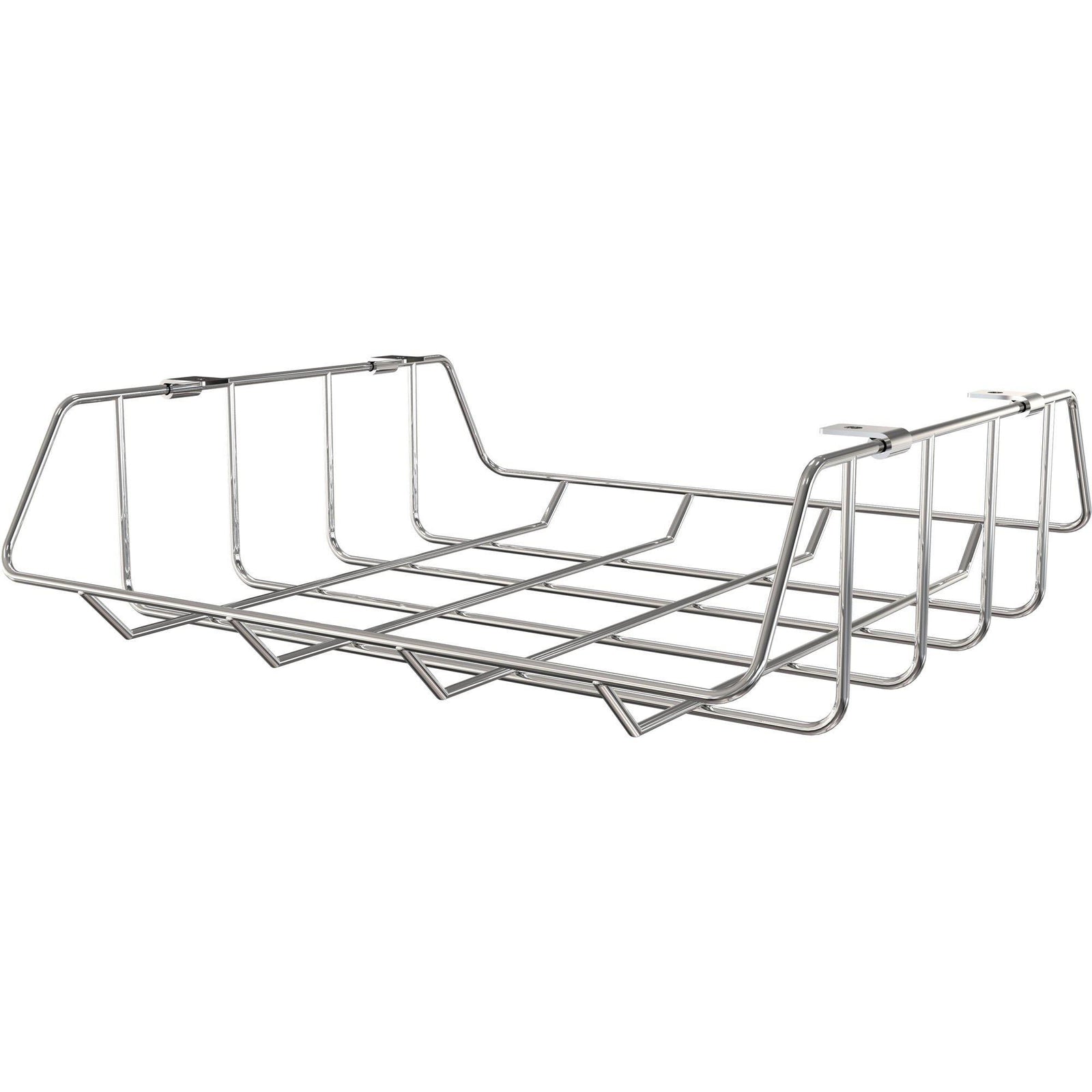 Wire Book Box-Desks-Chrome-