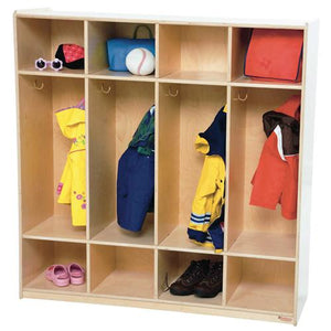 Wood Designs 4 Section Locker-Pre-School Furniture-